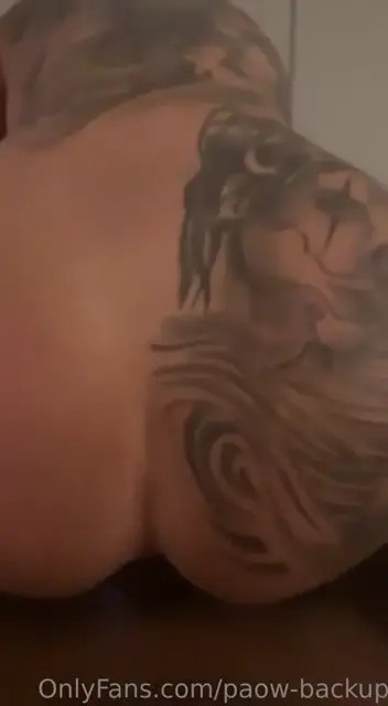 Kattpaow rides dick in reverse cowgirl until he cums