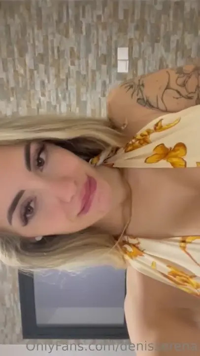 Denise Serena Strips Down And Licks Her Thong