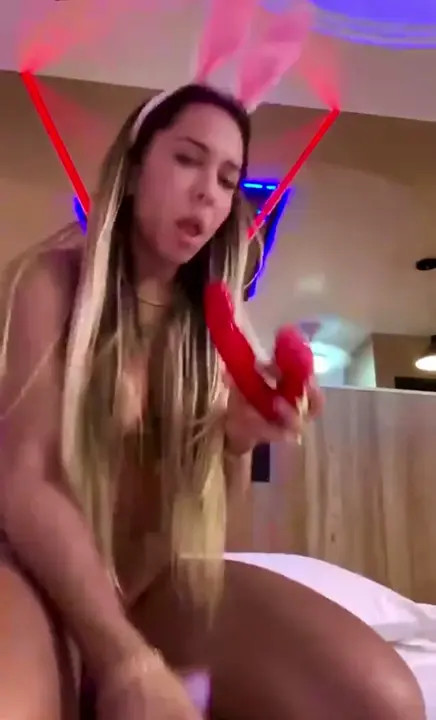 Melaooficial Masturbates With Her Sex Toys