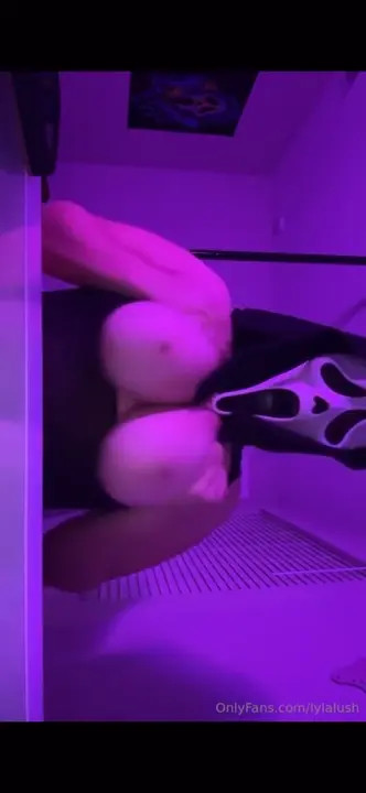 GhostFace Lyla Lush Showing Her Big Tits