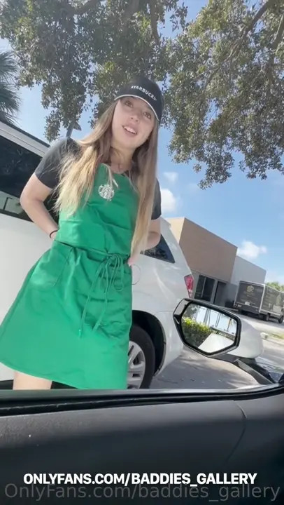 Starbucks Girl Izzy Swallows Blows A BBC