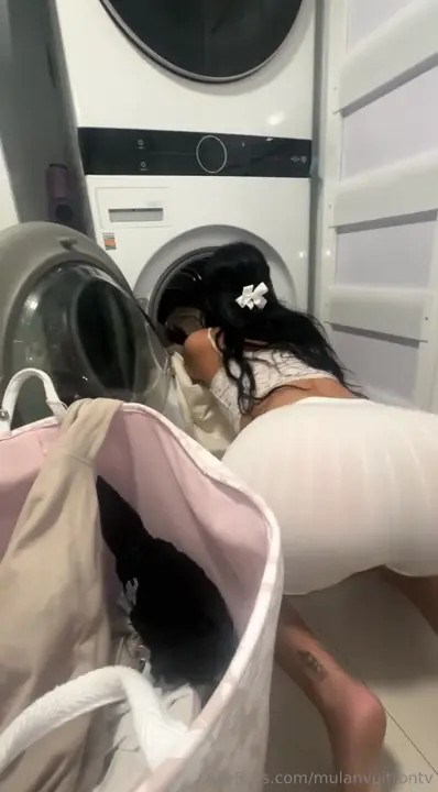 Mulan Vuitton Gets Fucked In The Laundry Room