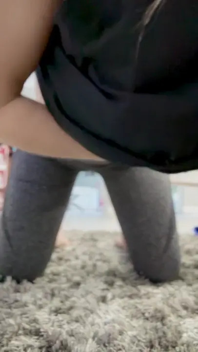 Sarita_natividad Rips Yoga Pants & Teases Pussy