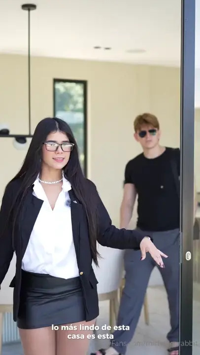 Michelle Rabbit Rides On Her Client's Cock