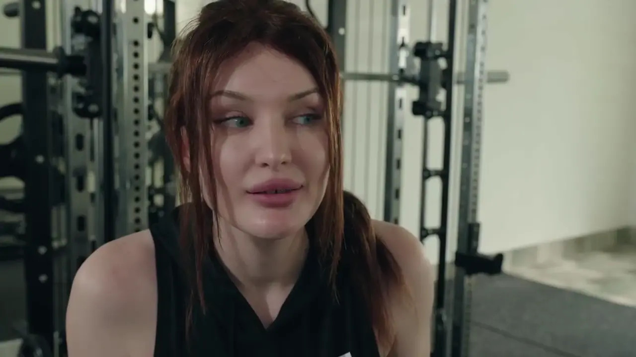 Amber Hallibell Masturbates After A Workout
