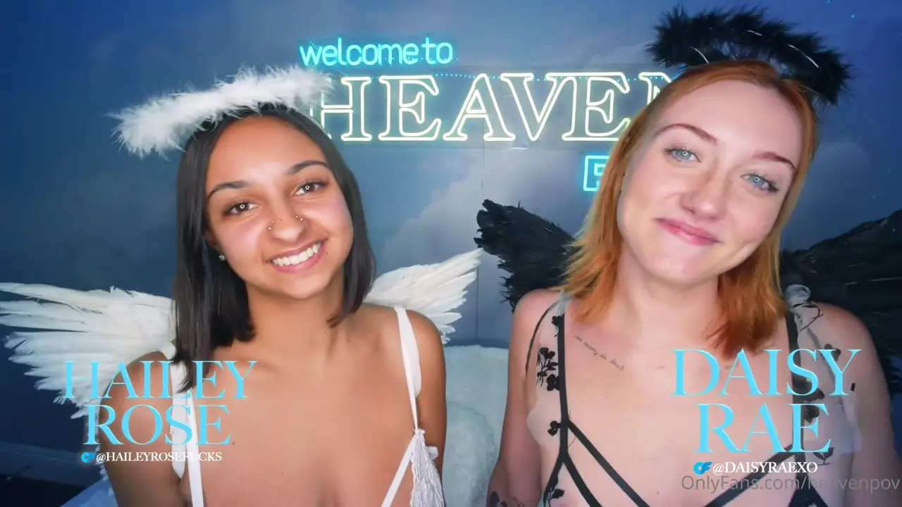LinzyRay & Hailey Rose Get Pounded Hard In Foursome