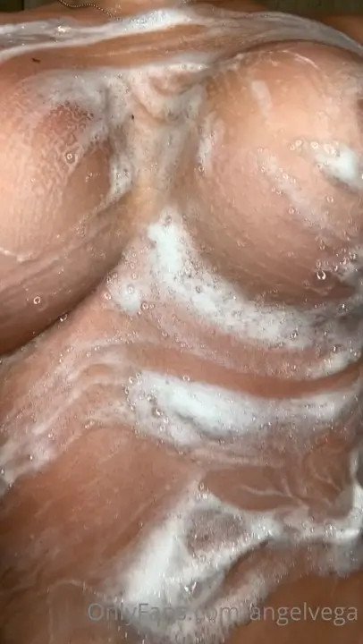 Angel Alektra Washes Her Sexy Body Using Soap