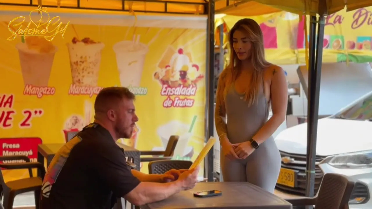 Salome_Gil Welcomes A Foreigner's Cock