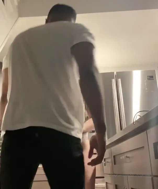 Lena Paul Enjoys A BBC In The Kitchen