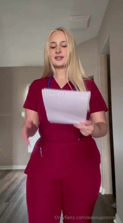 Nurse Edena Princesa Takes Off Her Uniform