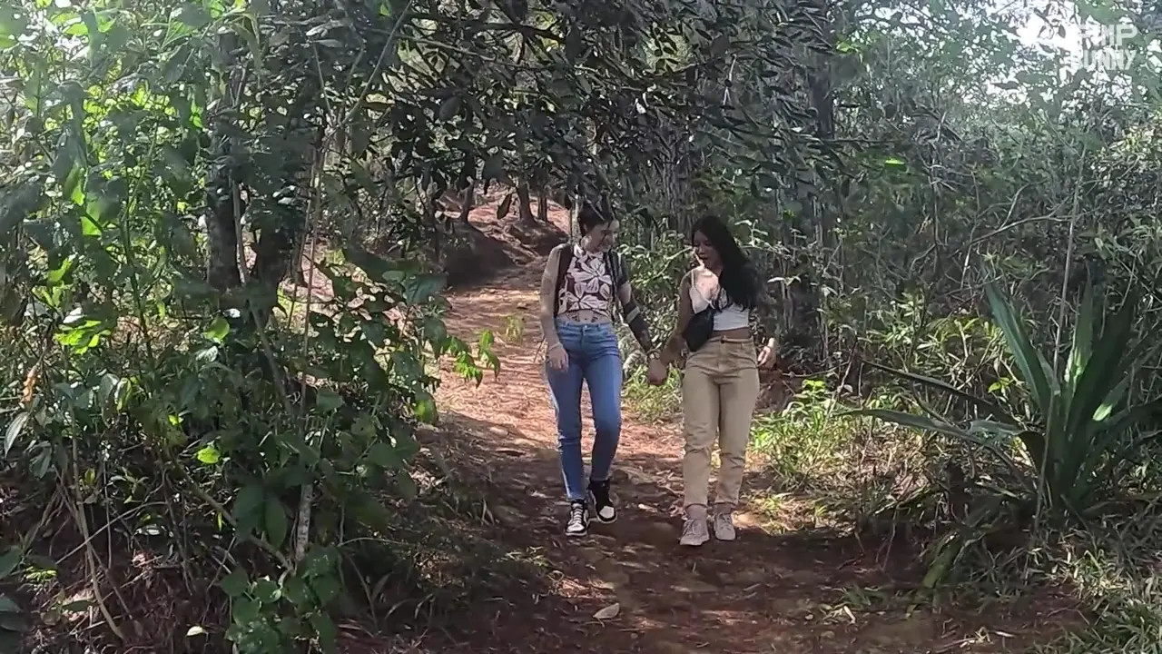 Lesbian Meeting On The River with Michelle Star