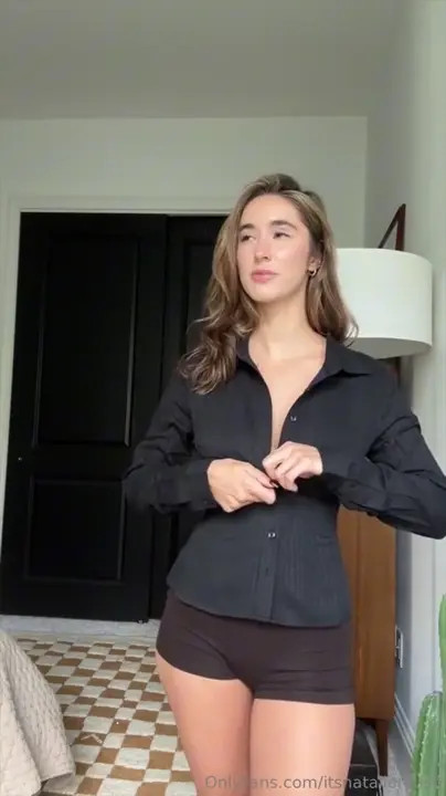 Natalie Roush Strips And Puts On Her New Lingerie