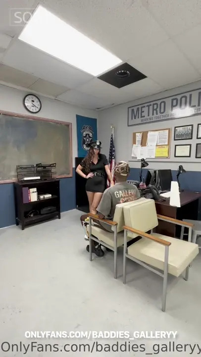 Officer Ashley Aoky Taking Backshots