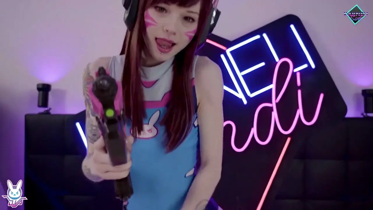 Karneli Bandi Gets Fucked In The Ass As D VA From Overwatch