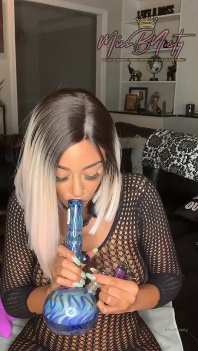 Miss B Nasty Pisses While Masturbating