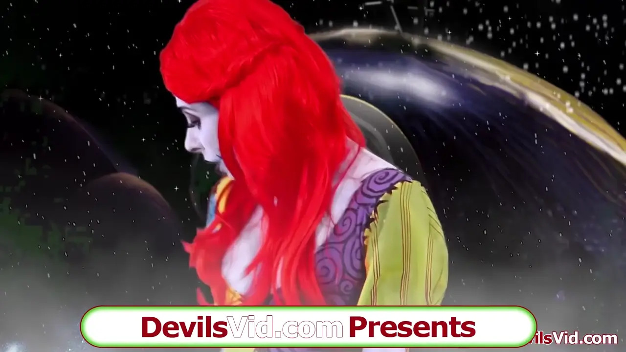 Joanna Angel As Sally Blows Jack Skellington's Dick