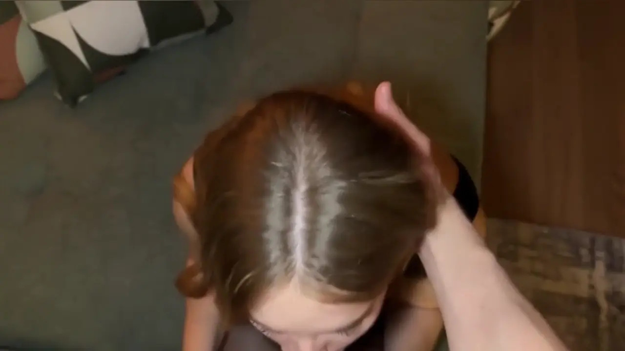 Comatozze On Her Knees Giving A Blowjob