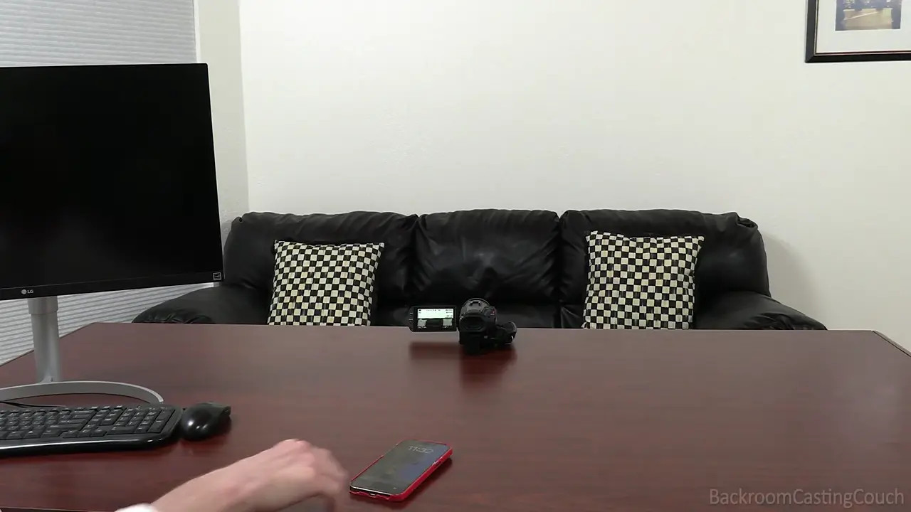 Lola Cheeks Gives A Footjob On A Casting Couch