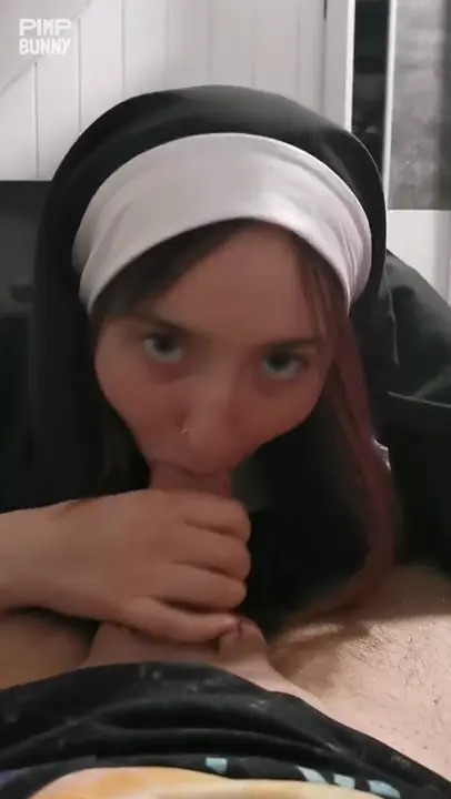 Joyliii Blows And Bangs A Cock In A Nun Costume