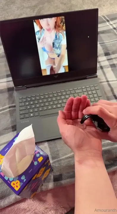 Amouranth New Blue Lingerie POV Sextape - ePornLeak