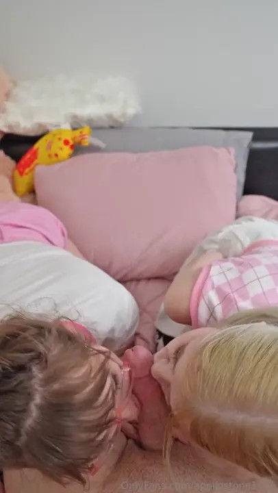 AlexaStone69 & Eveestarr18 Get Fucked After a Blowjob