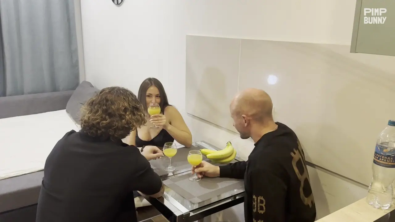 Sumiko Gets Fucked In Mouth And Pussy By Two Guys