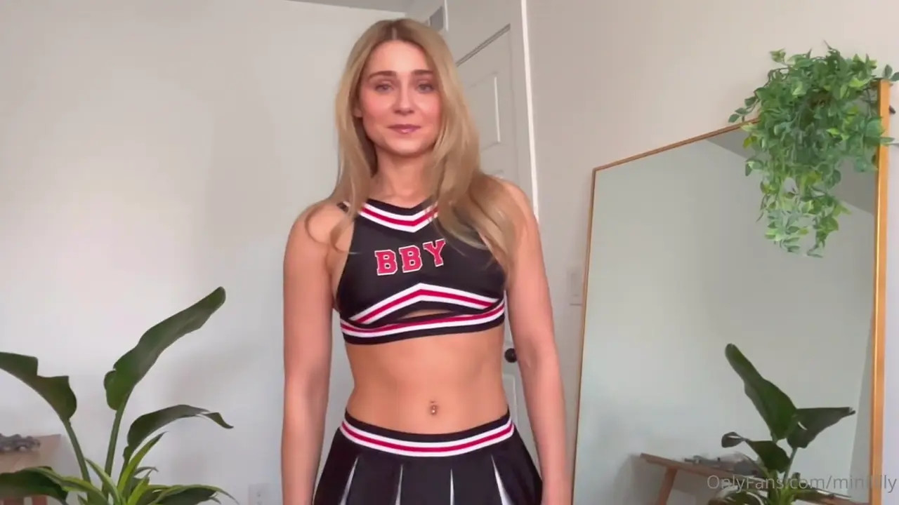 Cheerleader Mini Lilly Blows Her Coaches Cock