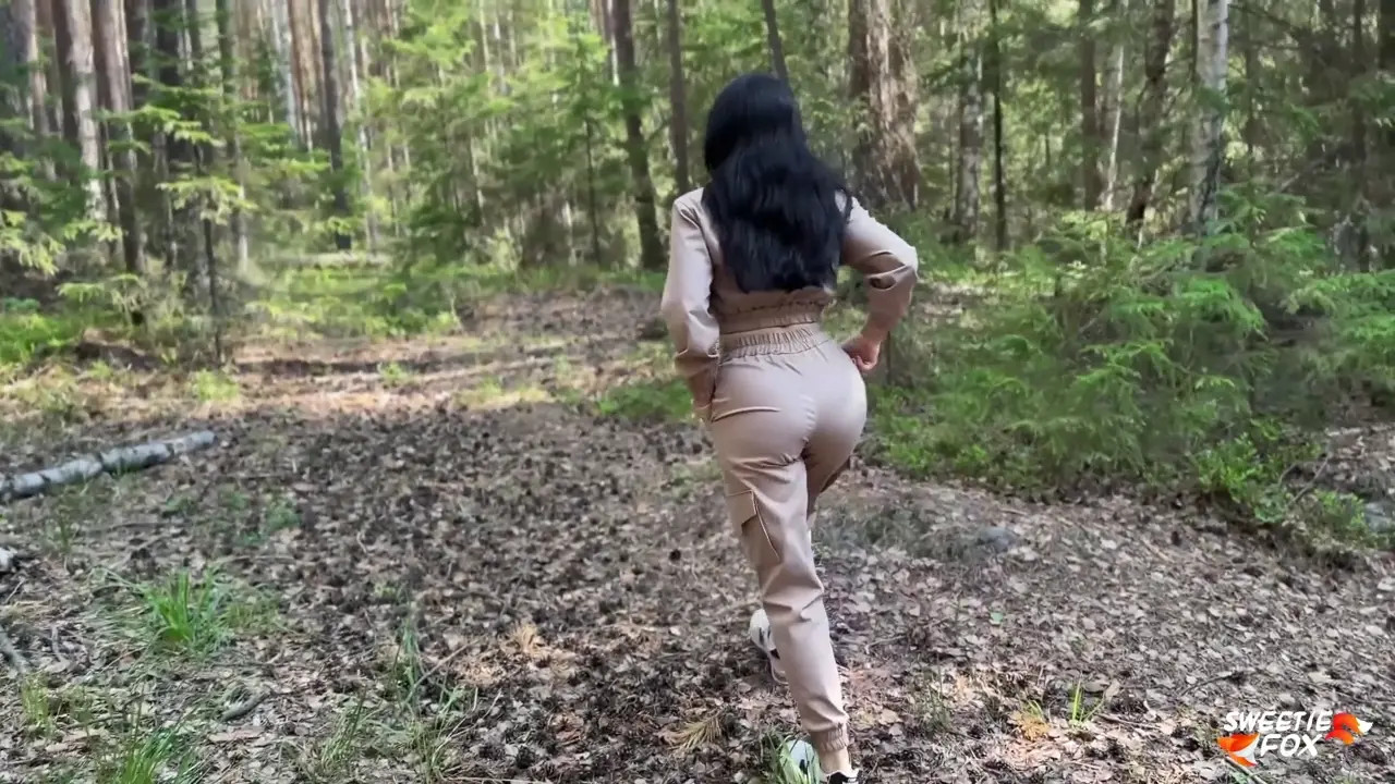 Sweetie Fox Raw Dogging In The Woods After Hike