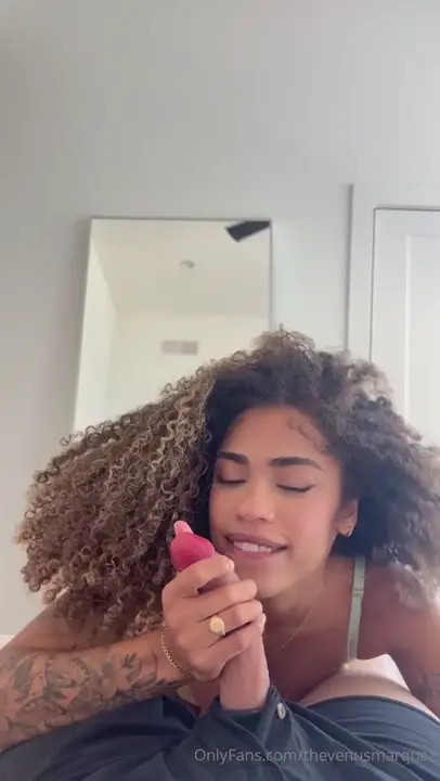 Venus Marquez Blows And Rides A Fake Cock