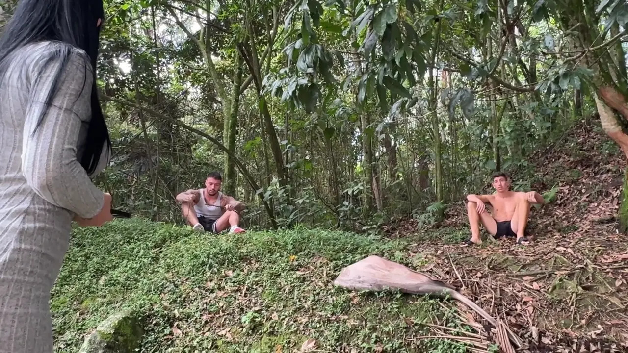 Yenifer Chacon's DP Threesome With Homeless Boys