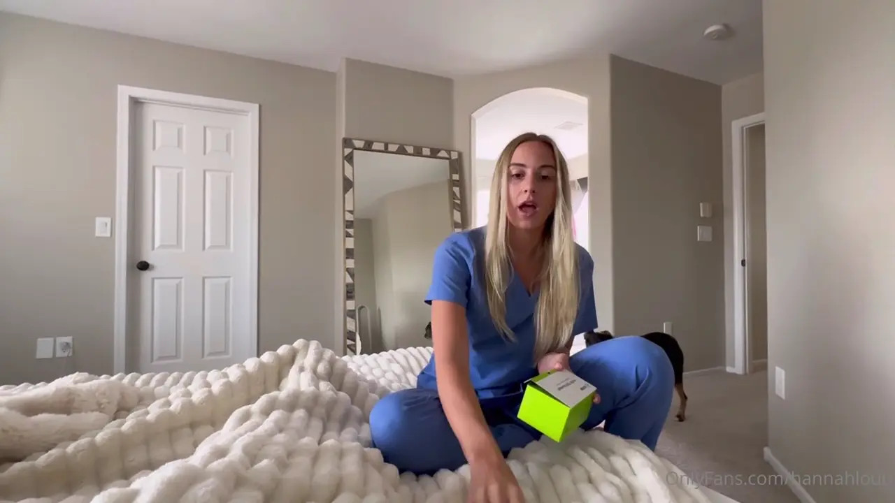 Nurse Hannah Louu Pleasures Her BF's Cock