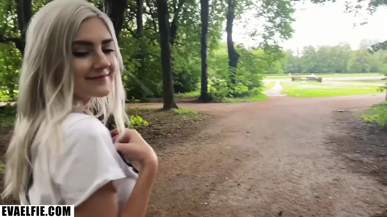 Eva Elfie's Forest Trail Sex Tape