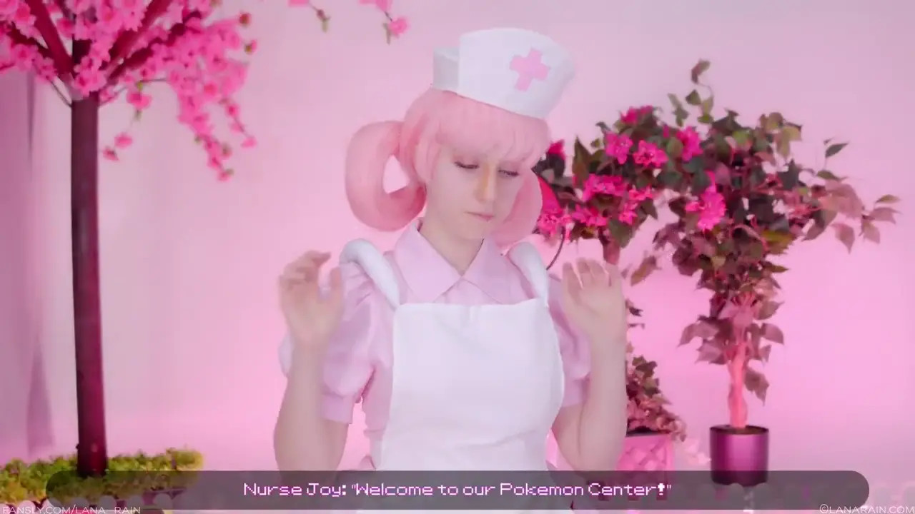 Nurse Joy's Pussy Creams All Over A Dildo, by Lana Rain - ePornLeak