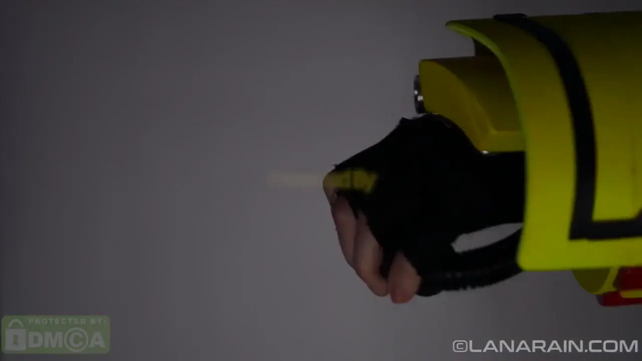 Lana Rain Cosplays Yang Xiao Long And Rides A Black Dildo