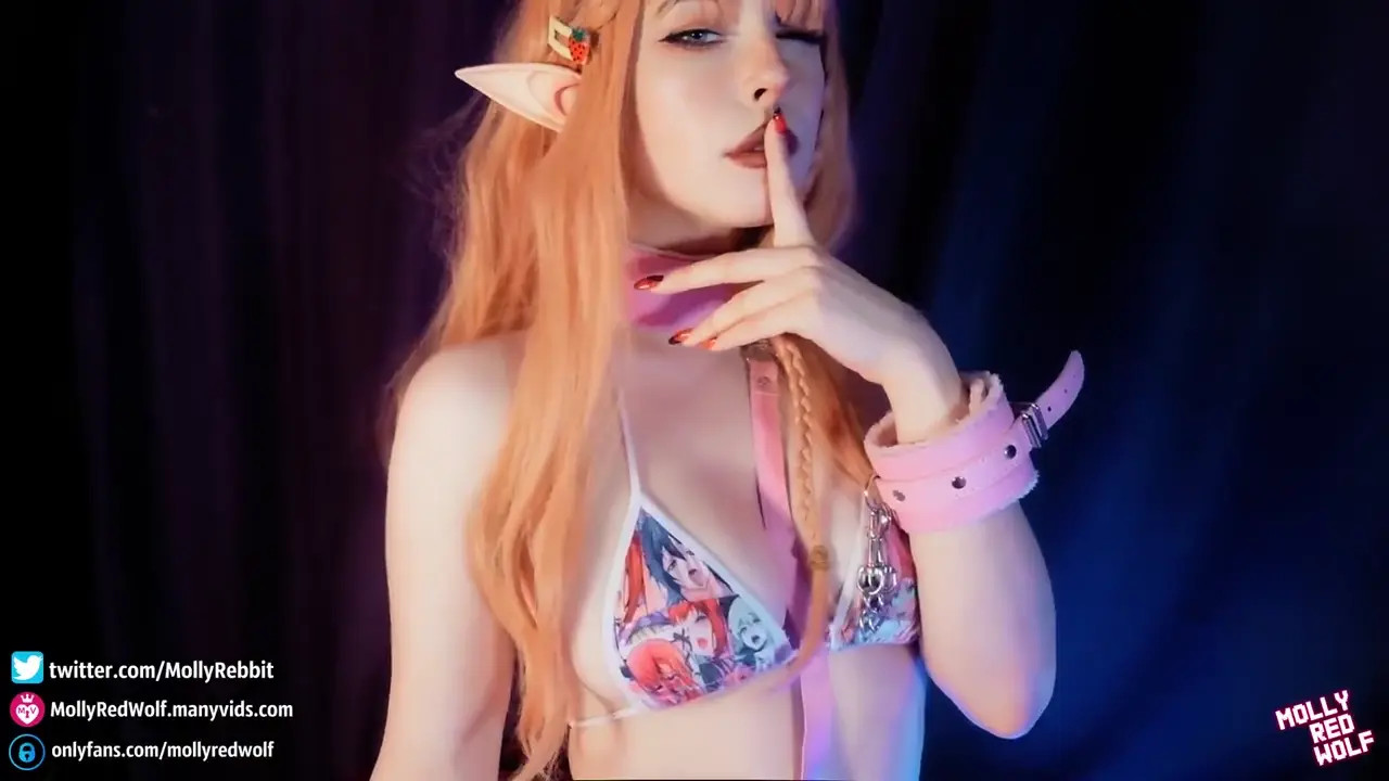 MollyRedWolf Plays A Cock-Loving Zelda And Gets A Creampie