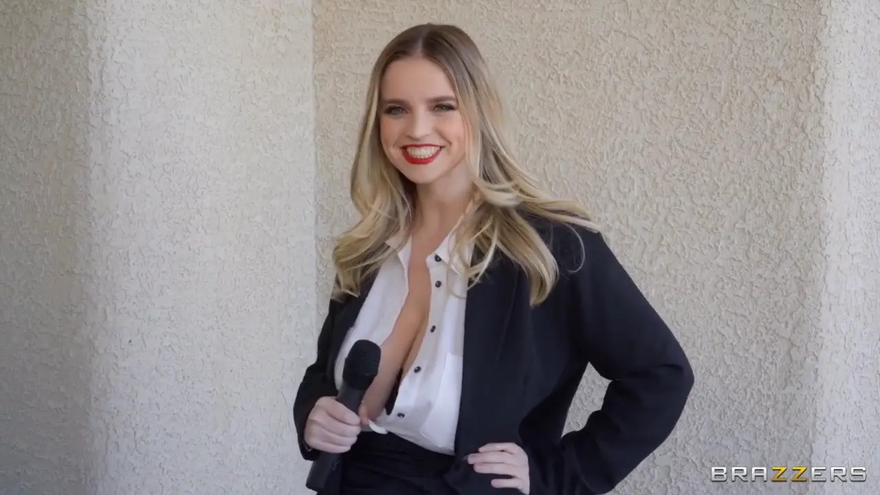 Reporter Codi Vore And Cherie Deville Ride Mick Blue's Cock