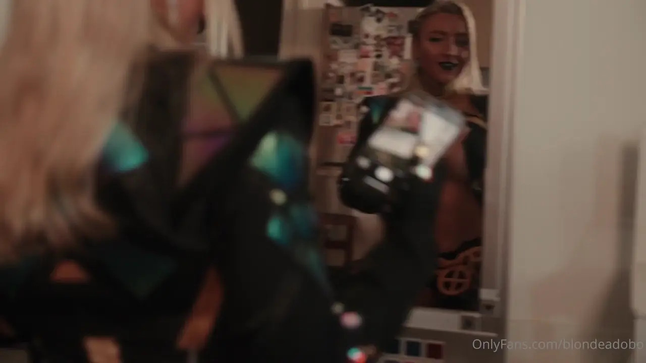 BlondeAdobo Blows And Rides A Cock As Emma Frost
