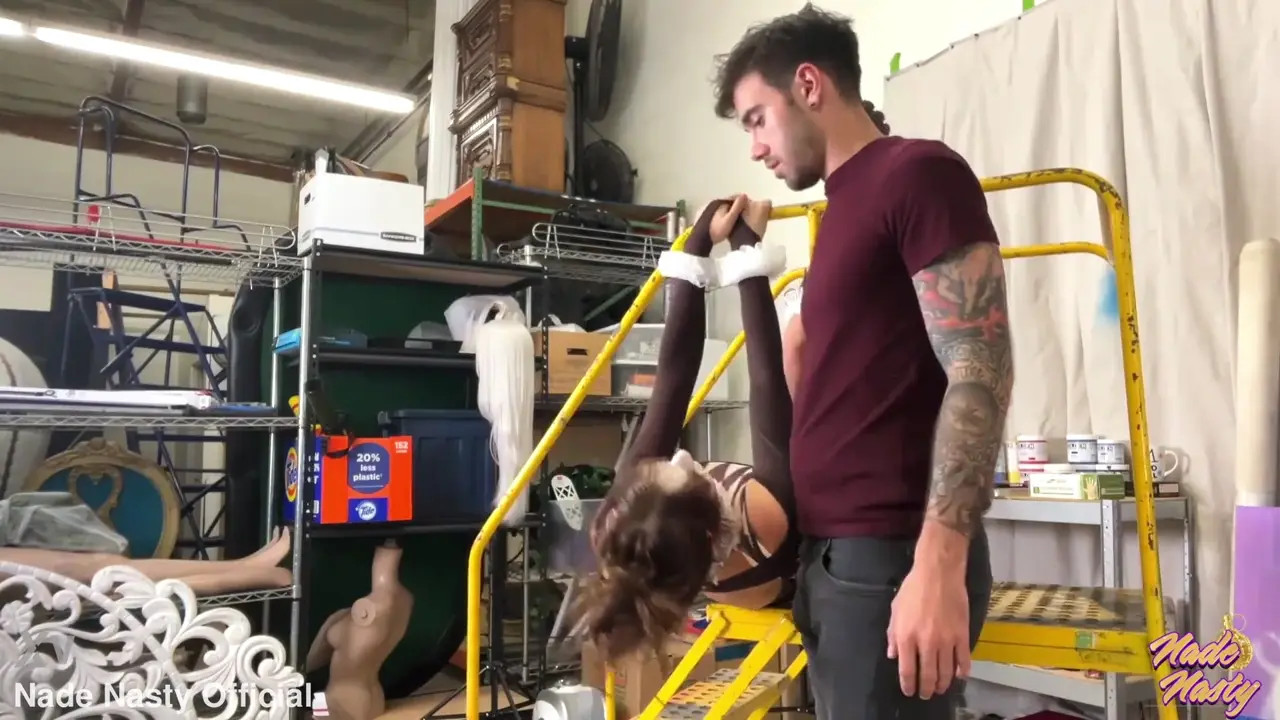 Nympho Clown Wanted To Be Fucked In The Work Warehouse