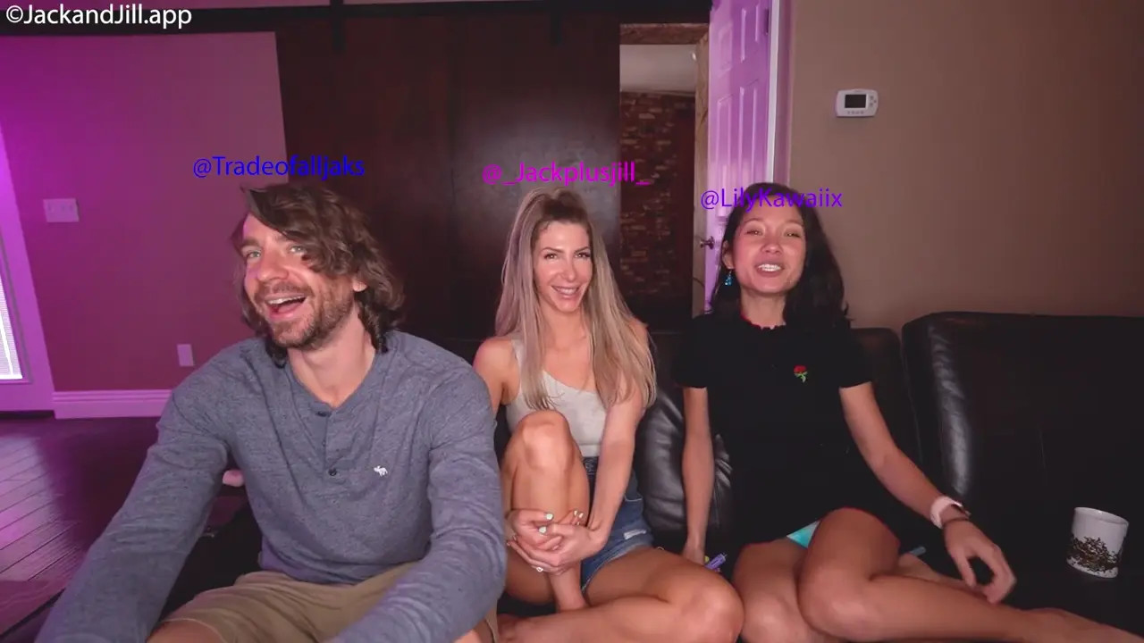 Lily Kawaii's First Live Threesome With Jack And Jill Palmer
