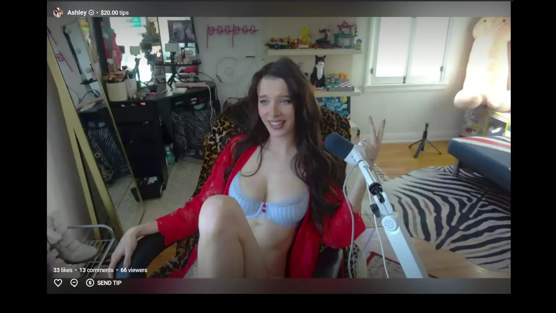 Ashley Matheson 21st February Livestream Video Leaked