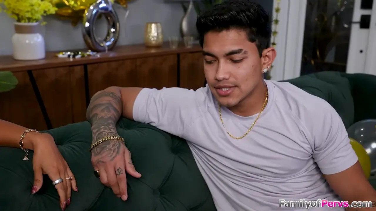 Brandy Salazar Fucks Stepson On His Birthday