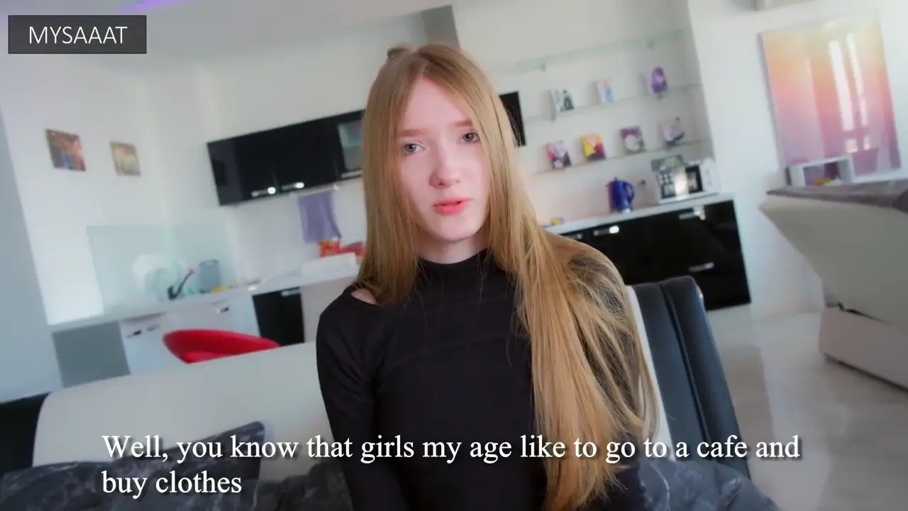 Mysaaat Pays Part Of Her Rent With Her Pussy
