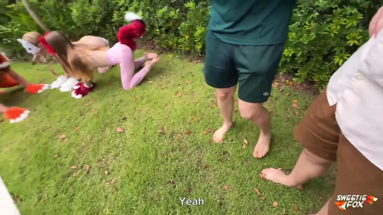 Horny Therian Gets Fucked After Going For A Walk With Her Owner