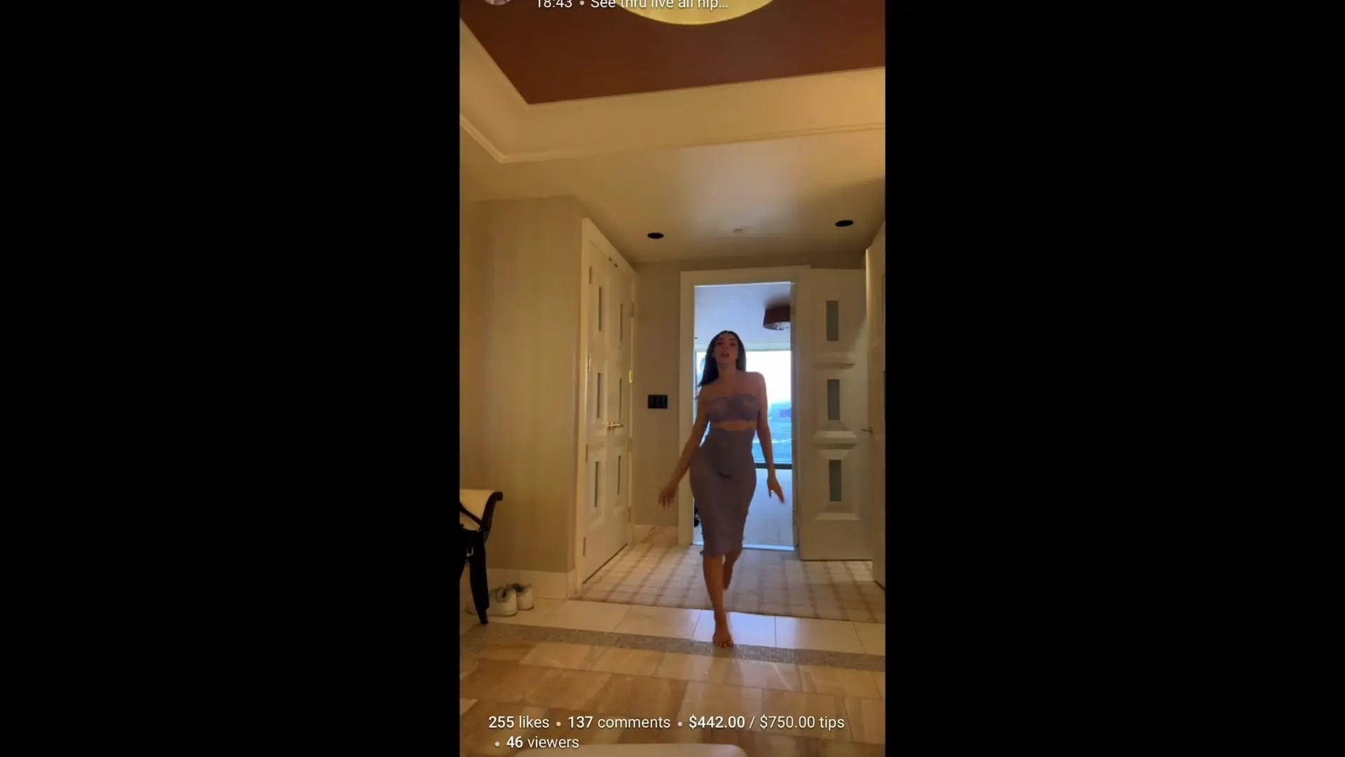 Lyna Perez See Through Outfit Livestream Video Leaked