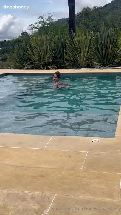 Noa Honey Enjoys A Cock By The Pool