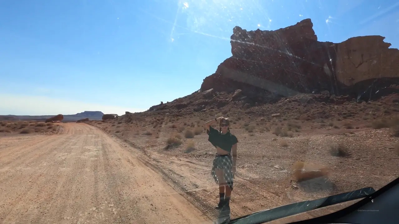 Aspen Rae BJ In An RV In The Middle Of Nowhere POV - ePornLeak