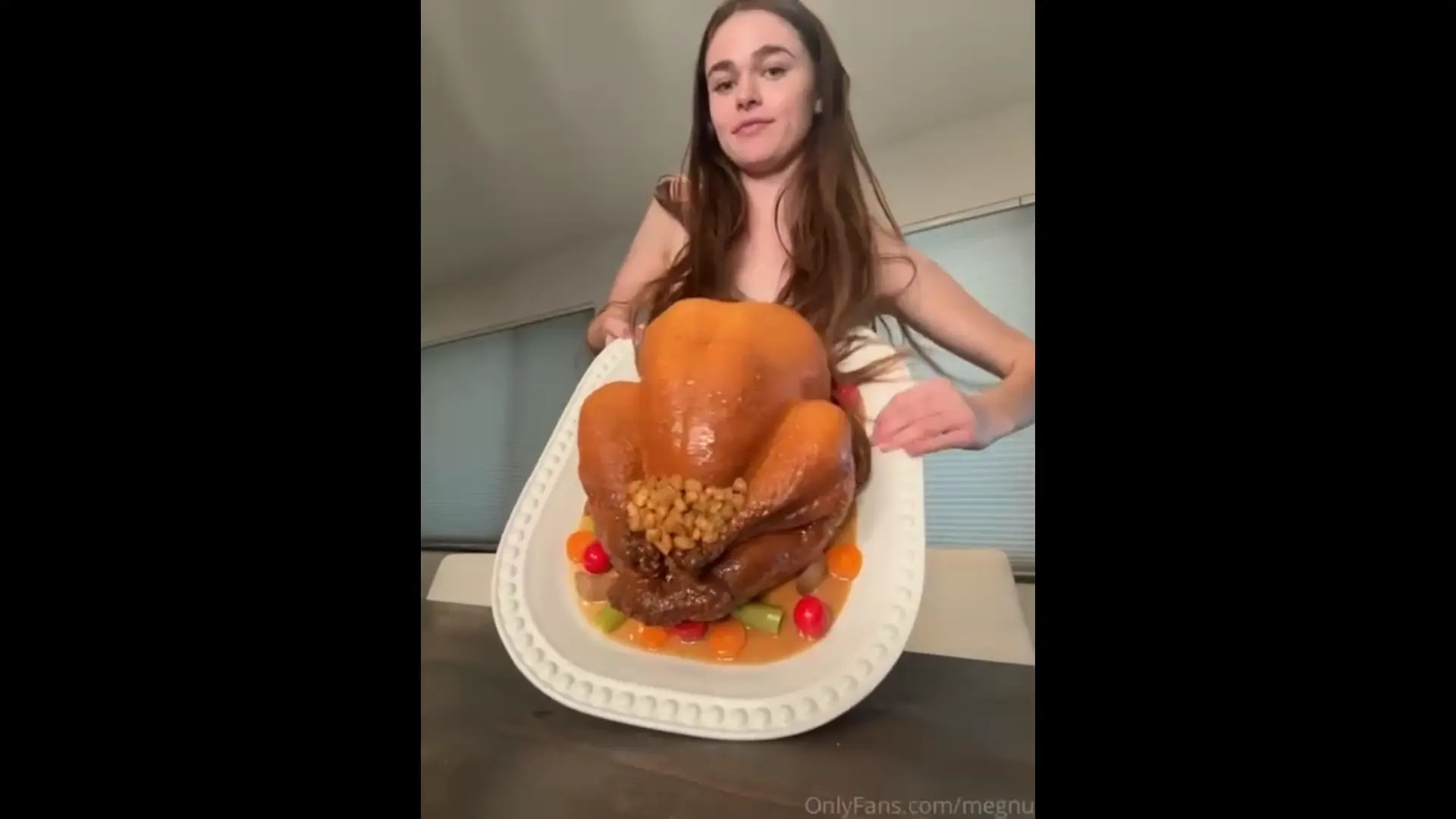 Megnutt02 Topless Turkey Feast Video Leaked