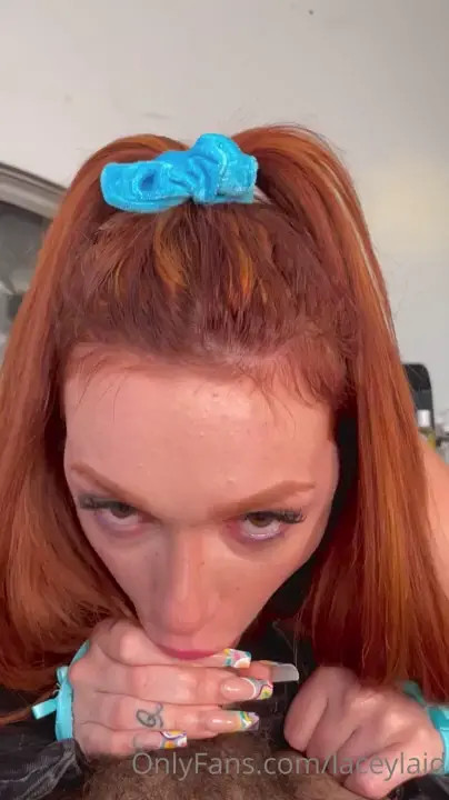 Lacey Laid Desperate To Suck A Cock