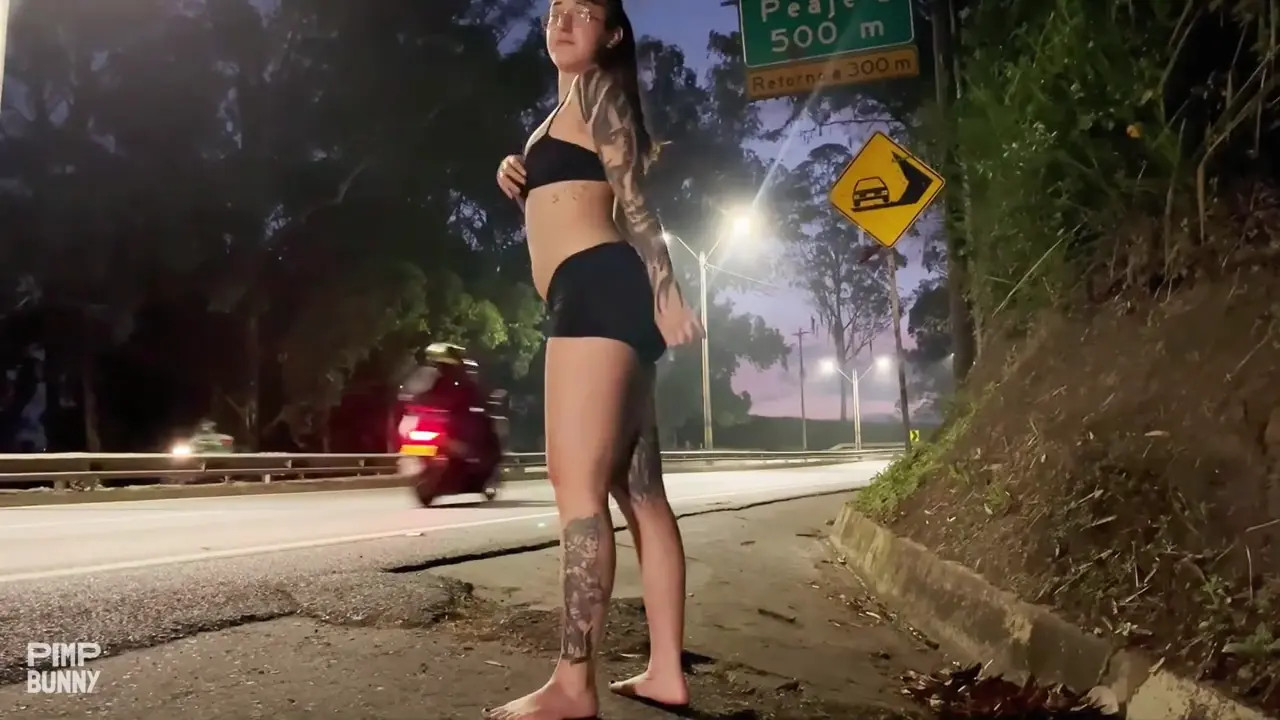 Public Masturbation On The Side Of A Busy Road