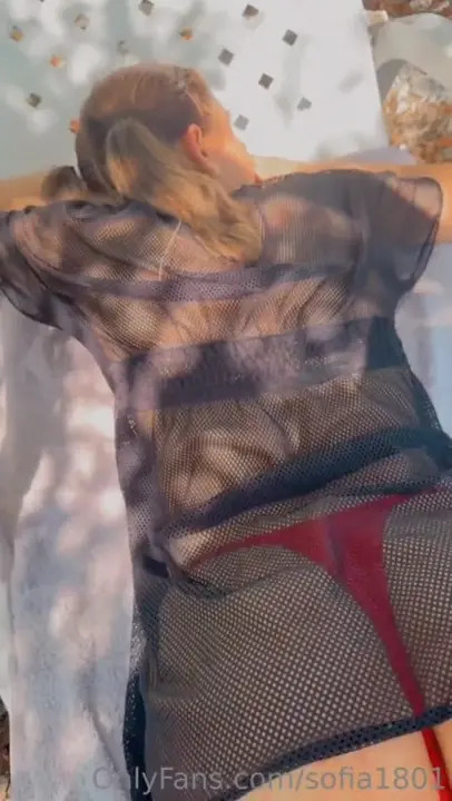 Sofia1801 Takes On A Cock By The Sea